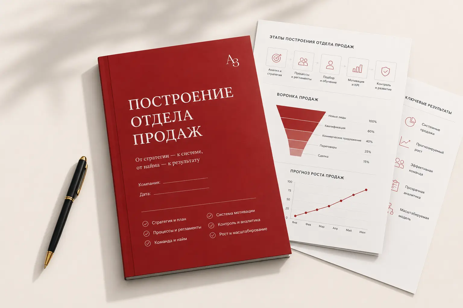 Материалы проекта по построению отдела продаж